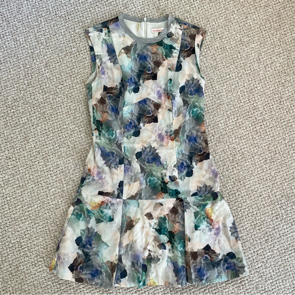 Rebecca Taylor Floral Shift Dress, Sz 6